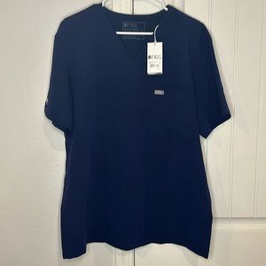 Figs Men’s XL, Leon two-pocket top - Navy